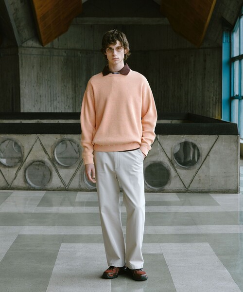 green label relaxing（グリーンレーベルリラクシング）の「ウエストポイント ウォッシュド ワイドパンツ（チノパンツ・メンズ・ベージュ/ブラウン系/ブラック・XL/L/M/S）」の4枚目の写真