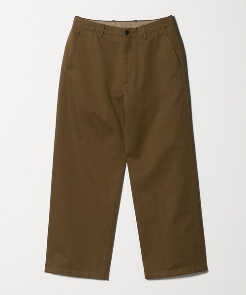 green label relaxing（グリーンレーベルリラクシング）の「ウエストポイント ウォッシュド ワイドパンツ（チノパンツ・メンズ・ベージュ/ブラウン系/ブラック・XL/L/M/S）」の8枚目の写真