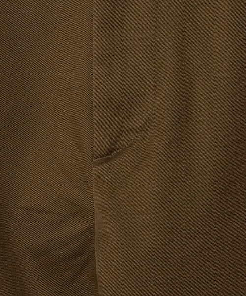 green label relaxing（グリーンレーベルリラクシング）の「ウエストポイント ウォッシュド ワイドパンツ（チノパンツ・メンズ・ベージュ/ブラウン系/ブラック・XL/L/M/S）」の15枚目の写真