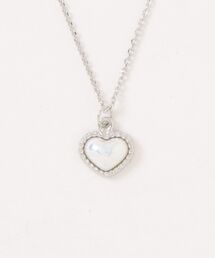 Heather（ヘザー）の「ハートパールネックレス　650140（ネックレス）」