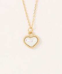 Heather | ハートパールネックレス 650140(ネックレス)