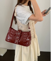 スタッズショルダーバッグ