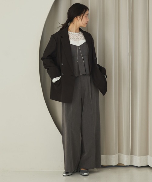 archives(アルシーヴ)の「ウォッシャブルテーラードジャケット(テーラードジャケット・レディース・グレー/ブラック/ネイビー/ベージュ・MEDIUM/SMALL)」の13枚目の写真