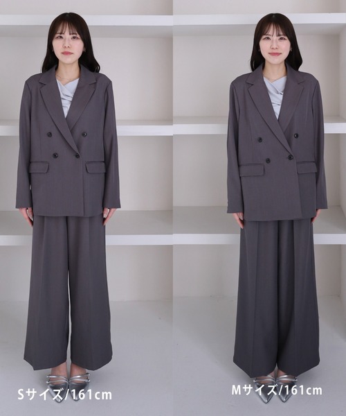 archives(アルシーヴ)の「ウォッシャブルテーラードジャケット(テーラードジャケット・レディース・グレー/ブラック/ネイビー/ベージュ・MEDIUM/SMALL)」の22枚目の写真