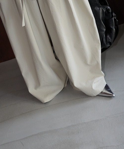 chuclla(チュクラ)の「リラックスタックワイドパンツ chw26s109(その他パンツ・レディース・ベージュ/ライトブルー/ブラック・M/L)」の15枚目の写真