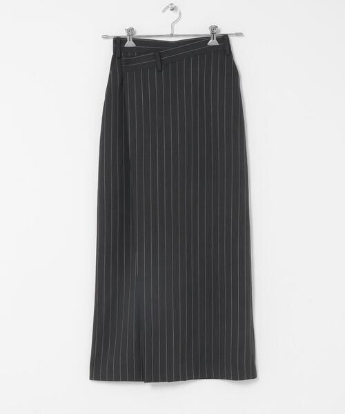 SENSE OF PLACE by URBAN RESEARCH（センスオブプレイスバイアーバンリサーチ）の「アシメタックタイトスカート（スカート・レディース・チャコールグレー/ブルー系その他/ベージュ系その他・MEDIUM/SMALL）」の9枚目の写真