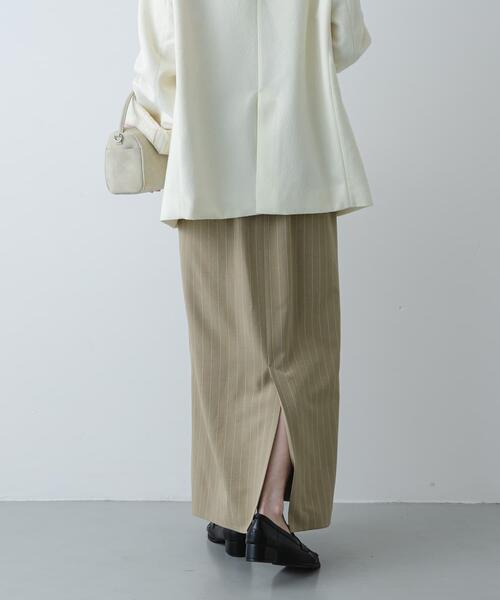 SENSE OF PLACE by URBAN RESEARCH（センスオブプレイスバイアーバンリサーチ）の「アシメタックタイトスカート（スカート・レディース・チャコールグレー/ブルー系その他/ベージュ系その他・MEDIUM/SMALL）」の13枚目の写真