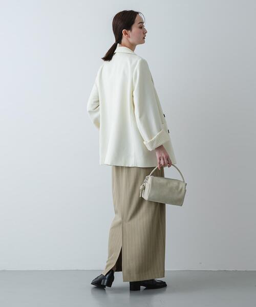 SENSE OF PLACE by URBAN RESEARCH（センスオブプレイスバイアーバンリサーチ）の「アシメタックタイトスカート（スカート・レディース・チャコールグレー/ブルー系その他/ベージュ系その他・MEDIUM/SMALL）」の15枚目の写真