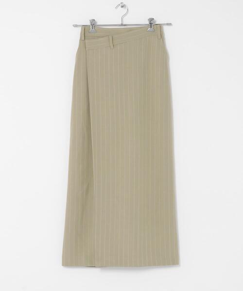 SENSE OF PLACE by URBAN RESEARCH（センスオブプレイスバイアーバンリサーチ）の「アシメタックタイトスカート（スカート・レディース・チャコールグレー/ブルー系その他/ベージュ系その他・MEDIUM/SMALL）」の16枚目の写真