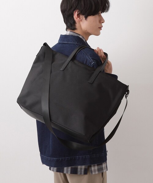 THE SHOP TK （ザ ショップ ティーケー ）の「ツイル2WAY トート（トートバッグ・メンズ・ブラック/ダークグレー・00）」の16枚目の写真