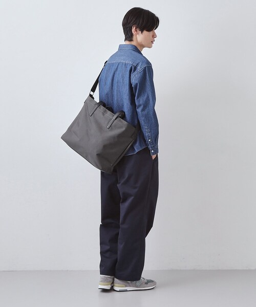 THE SHOP TK （ザ ショップ ティーケー ）の「ツイル2WAY トート（トートバッグ・メンズ・ブラック/ダークグレー・00）」の13枚目の写真