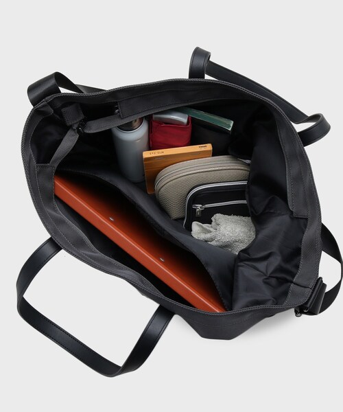 THE SHOP TK （ザ ショップ ティーケー ）の「ツイル2WAY トート（トートバッグ・メンズ・ブラック/ダークグレー・00）」の5枚目の写真