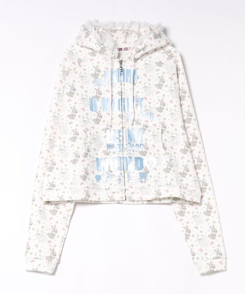 L.H.P(エルエイチピー)の「CFIERCE/フィアス/MY WHOLE WORLD’ ZIP-UP HOODIE(パーカー・レディース・ブルー・M/S)」の3枚目の写真