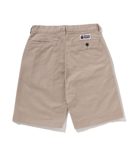 A BATHING APE（アベイシングエイプ）の「ONE POINT CHINO SHORTS（チノパンツ・メンズ・ブラック/オリーブ/ベージュ・X-LARGE/SMALL/MEDIUM/XX-LARGE/LARGE）」の5枚目の写真