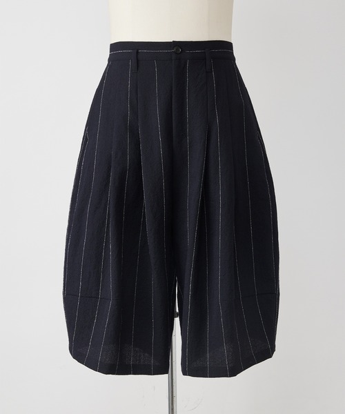 SHINYAKOZUKA(シンヤコヅカ)の「BAGGY SHORTS(ISSUE8)(その他パンツ・メンズ・ストライプ・S/M)」の1枚目の写真