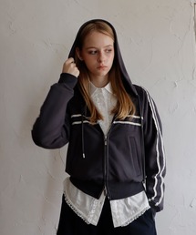 KONVINI（コンビニ）の「TAFFY LINE ZIP-UP/タフィーラインジップアップ（パーカー）」