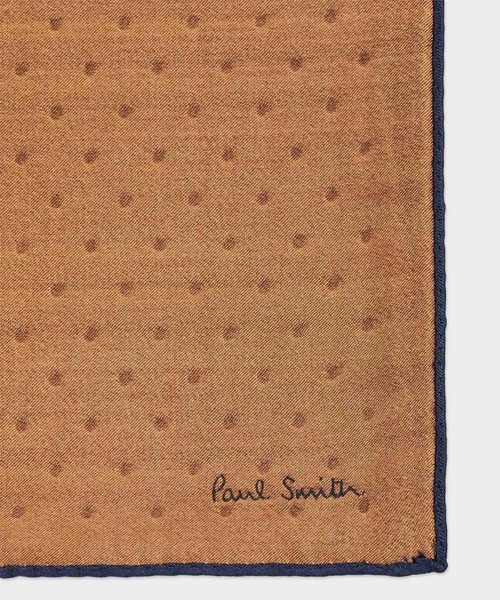 Paul Smith(ポールスミス)の「“Four Blocking” ポケットチーフ【160382 CHIF】(ポケットチーフ・メンズ・グリーン/ネイビー/シルバー・FREE)」の7枚目の写真