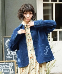 Jocomomola（ホコモモラ）の「デニムワークジャケット（デニムジャケット）」