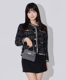 ALLuRing ChaRm（アリュリングチャーム）の「【2026SS新作】Gold Button Tweed Jacket / ゴールドボタンツイードジャケット（テーラードジャケット）」