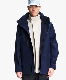 AIGLE（エーグル）の「GORE-TEX ゴアテックス 防風 防水 透湿 ミドル丈マルチポケットジャケット（マウンテンパーカー）」