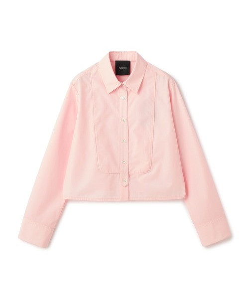 N.O.R.C（ノーク）の「コンフォータブルショートドレスシャツ（シャツ/ブラウス・レディース・ピンク/ストライプ/ネイビー・フリー）」の19枚目の写真