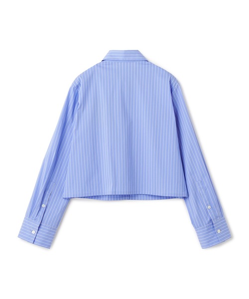 N.O.R.C（ノーク）の「コンフォータブルショートドレスシャツ（シャツ/ブラウス・レディース・ピンク/ストライプ/ネイビー・フリー）」の22枚目の写真