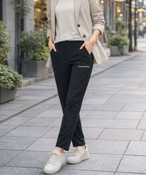 marie claire bis(マリクレール ビス)の「marie claire/bis UVストレッチ美シルエットパンツ(その他パンツ・レディース・ブラック/グレイッシュベージュ/ピンク・SMALL/MEDIUM/LARGE/LL)」の17枚目の写真