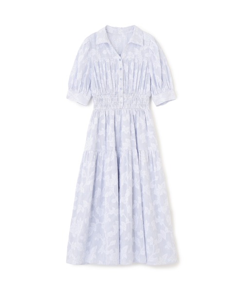 JILL by JILL STUART（ジルバイジルスチュアート）の「ストライプジャガードシャツワンピース（ワンピース・レディース・グレー系その他/ブルー系その他/イエロー系その他・FREE）」の20枚目の写真