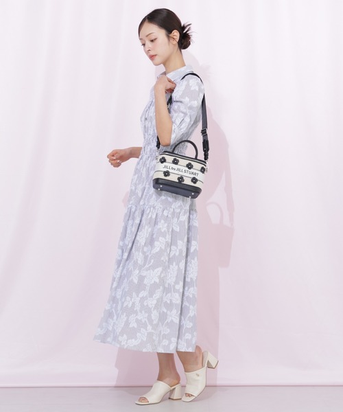 JILL by JILL STUART（ジルバイジルスチュアート）の「ストライプジャガードシャツワンピース（ワンピース・レディース・グレー系その他/ブルー系その他/イエロー系その他・FREE）」の10枚目の写真