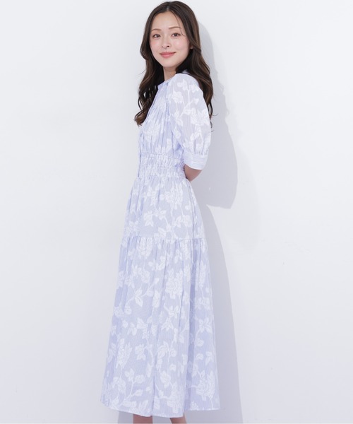 JILL by JILL STUART（ジルバイジルスチュアート）の「ストライプジャガードシャツワンピース（ワンピース・レディース・グレー系その他/ブルー系その他/イエロー系その他・FREE）」の13枚目の写真