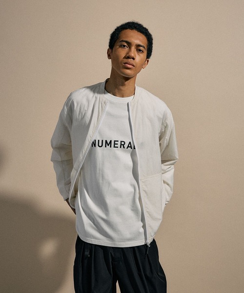 NUMERALS（ヌメラルズ）の「[NUMERALS]STAND-UP COLLAR BLOUSON（ブルゾン・メンズ・ブラック/ホワイト・LARGE/MEDIUM）」の16枚目の写真