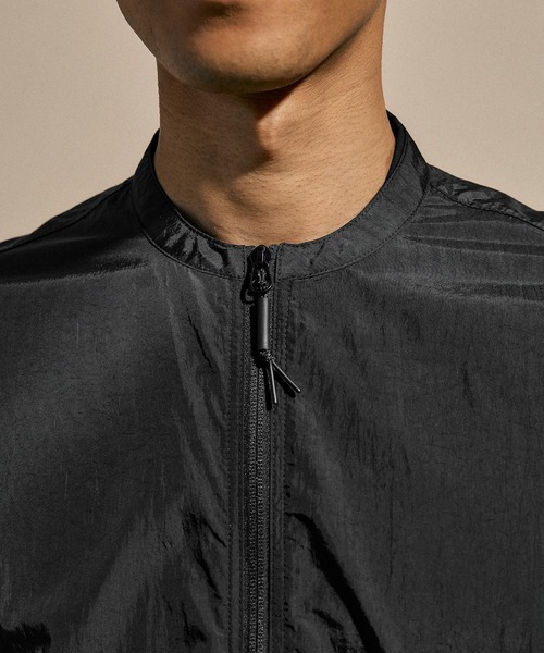 NUMERALS（ヌメラルズ）の「[NUMERALS]STAND-UP COLLAR BLOUSON（ブルゾン・メンズ・ブラック/ホワイト・LARGE/MEDIUM）」の5枚目の写真