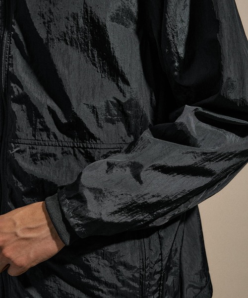 NUMERALS（ヌメラルズ）の「[NUMERALS]STAND-UP COLLAR BLOUSON（ブルゾン・メンズ・ブラック/ホワイト・LARGE/MEDIUM）」の6枚目の写真