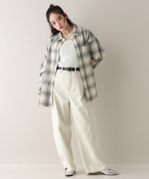 RAGEBLUE(レイジブルー)の「サイドリボンアソートオーバーシャツ(シャツ/ブラウス・レディース・オレンジ系/ピンク/ブルー系/ブルー・FREE)」の14枚目の写真