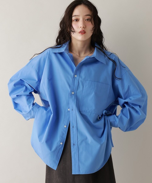 RAGEBLUE(レイジブルー)の「サイドリボンアソートオーバーシャツ(シャツ/ブラウス・レディース・オレンジ系/ピンク/ブルー系/ブルー・FREE)」の20枚目の写真