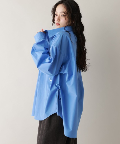 RAGEBLUE(レイジブルー)の「サイドリボンアソートオーバーシャツ(シャツ/ブラウス・レディース・オレンジ系/ピンク/ブルー系/ブルー・FREE)」の21枚目の写真