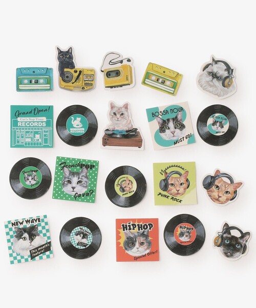 Afternoon Tea（アフタヌーンティー）の「フレークシール/Cat's NapTime（ステーショナリー・レディース・マルチ・ONE SIZE）」の2枚目の写真