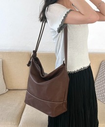 Rejoule（リジュール）の「ステッチデザイン ショルダーバッグ（ショルダーバッグ）」