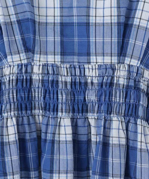 LEPSIM（レプシィム）の「ワッシャーチェックキャミ　650694（キャミソール・レディース・ブルー/ブラック/ベージュ・FREE）」の7枚目の写真