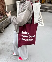 SEADAM（シーダム）の「【WEB限定】【SEADAM】メッセージプリントトートバッグ（トートバッグ）」