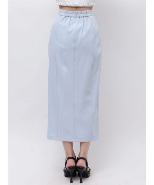 EATME（イートミー）の「シャーリングリボンタイトスカート（スカート・レディース・ブルー/グレー/ブラック・MEDIUM/SMALL）」の15枚目の写真