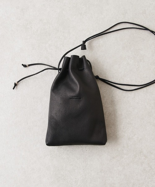 SLOW】 deer-2way draw string shoulder ba（ショルダーバッグ）｜SLOW