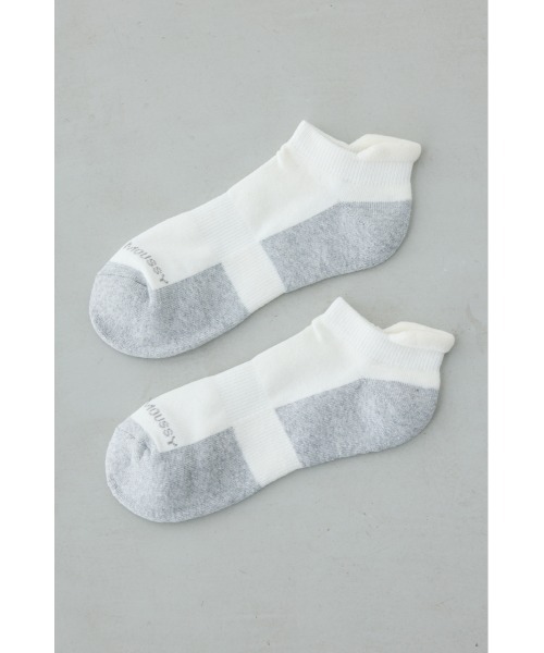 AZUL by moussy(アズールバイマウジー)の「ステイフィットアンクルソックス(ソックス/靴下・メンズ・ホワイト/ブラック/グレー・FREE)」の4枚目の写真