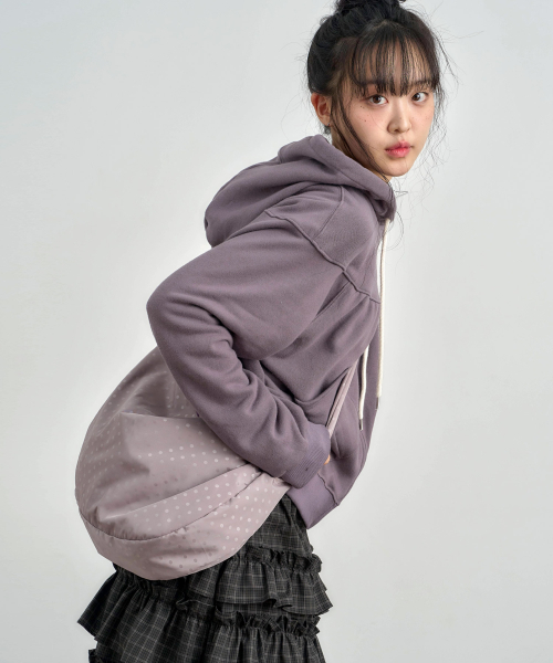 KIJIKO(キジコ)の「ke904-Dot Hobo Bag Beige(メッセンジャーバッグ・レディース・Beige・FREE)」の5枚目の写真