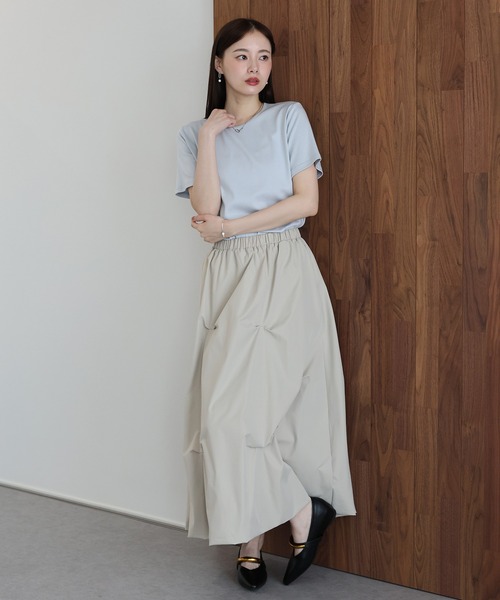 J by blue(ジェイバイブルー)の「クルーネックTシャツ(Tシャツ/カットソー・レディース・ホワイト/ブラック/ブルー・MEDIUM)」の15枚目の写真