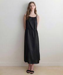 LENAV（ルナブ）の「les satin one-piece (black)（ワンピース）」