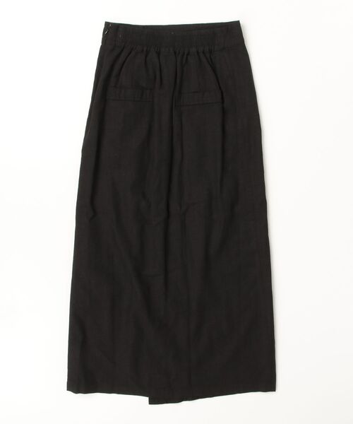 OMNES（オムネス）の「麻レーヨンロングラップスカート（スカート・レディース・ブラック系・FREE）」の13枚目の写真