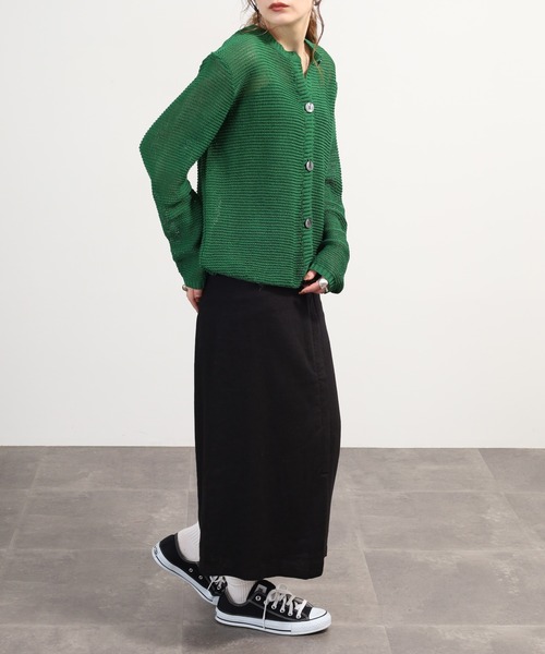 OMNES（オムネス）の「麻レーヨンロングラップスカート（スカート・レディース・ブラック系・FREE）」の17枚目の写真