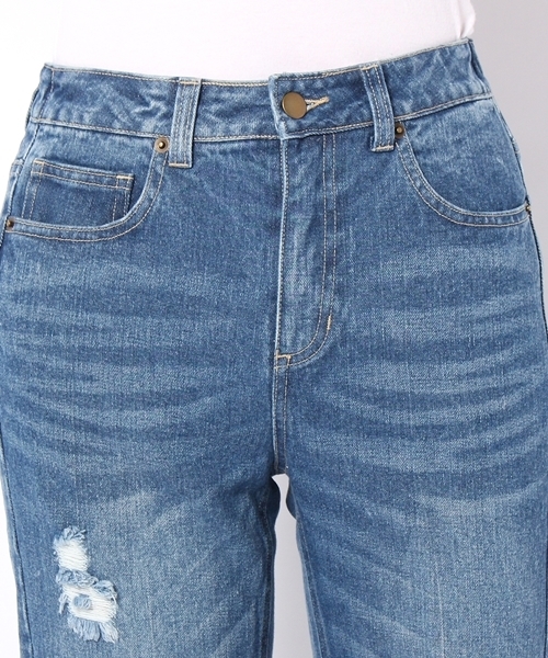 Chico（チコ）の「カットオフデニムパンツ（デニムパンツ・レディース・ブルー/ネイビー/ブルー系その他・FREE）」の17枚目の写真