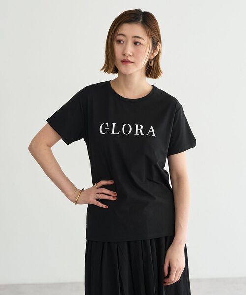 YECCA VECCA(イェッカヴェッカ)の「【接触冷感】ロゴTee(Tシャツ/カットソー・レディース・ベージュ/シルバー/ブラック・FREE)」の4枚目の写真